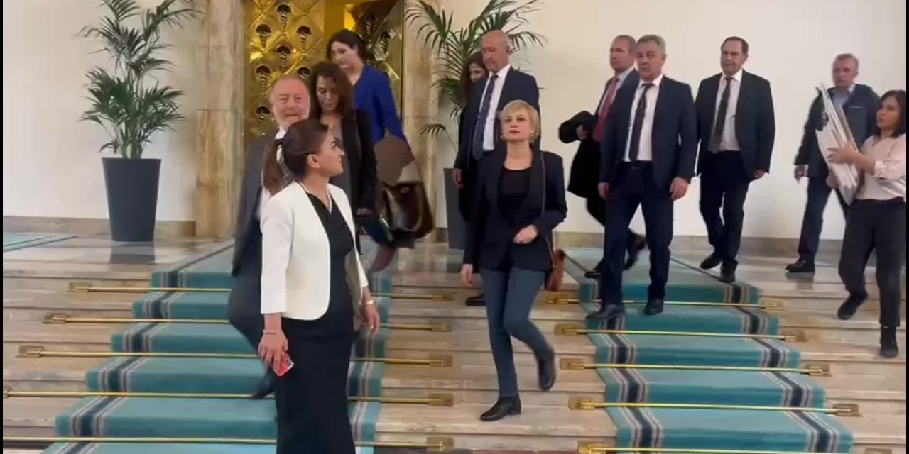 DEM Parti'den kayyumları protesto etmek için Meclis'te eylem