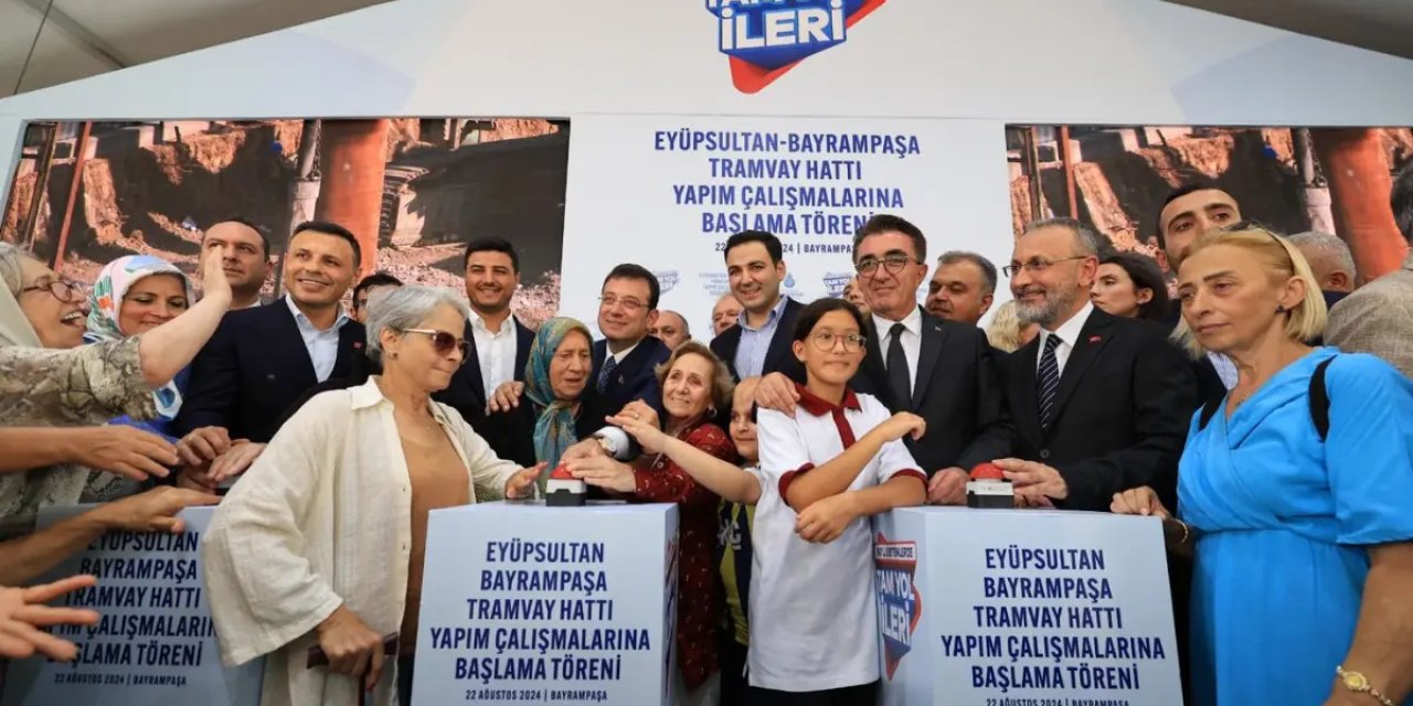 İstanbul’un Yeni Raylı Sistemi: Eyüpsultan - Bayrampaşa Tramvay Hattının Yapımı Sürüyor