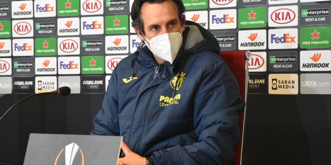 Villarreal Teknik Direktörü Unai Emery: Yarınki maç kritik, elimizden geleni yapacağız