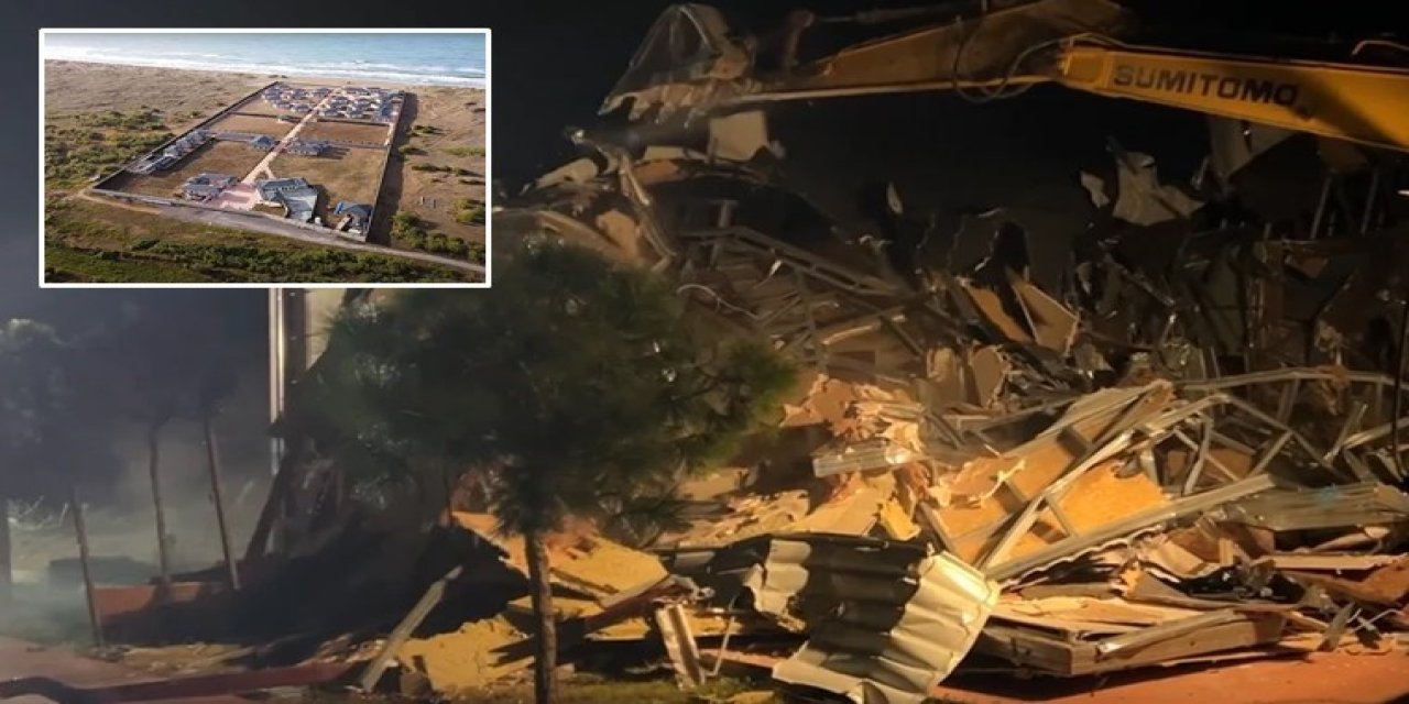 Menzil Cemaati’nin Karasu’daki Kaçak Tatil Köyü Yıkıldı!