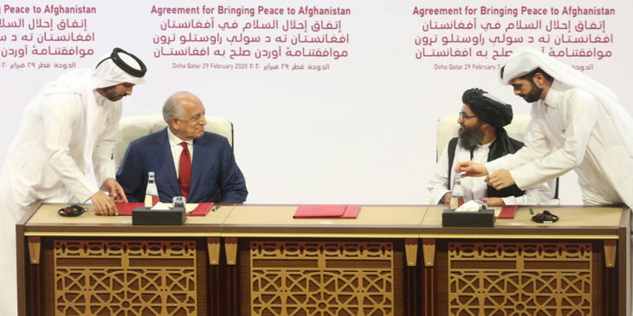 Afganistan ile Taliban arasında Doha’da ön anlaşma imzalandı