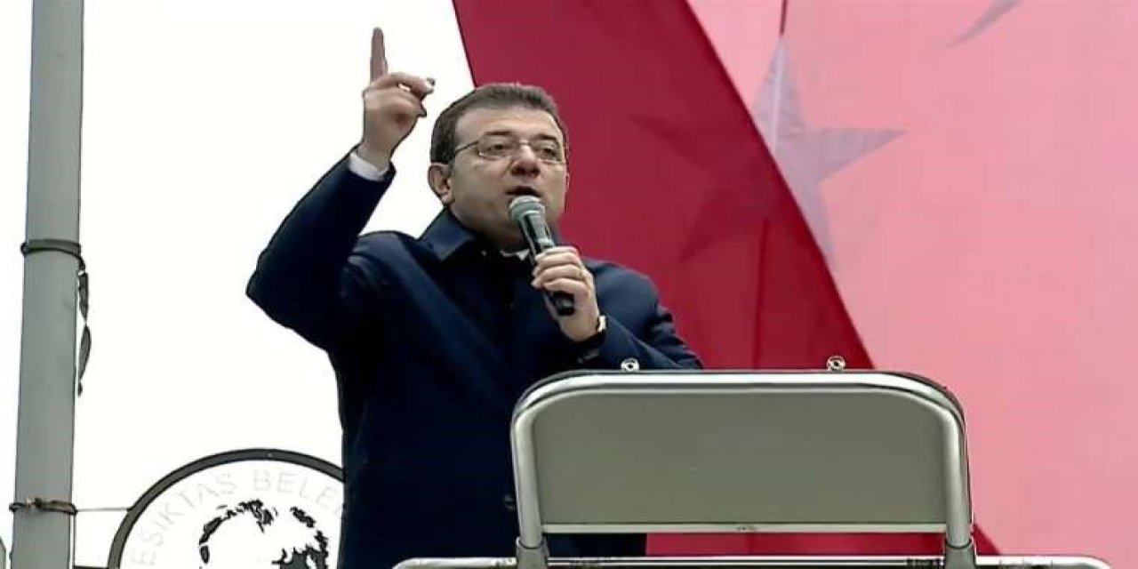 İmamoğlu Beşiktaş Belediyesi önünde konuştu: "Hadi gelin yarışalım"