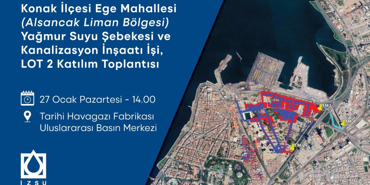 İZSU’dan Alsancak’ın altyapısını güçlendirecek proje