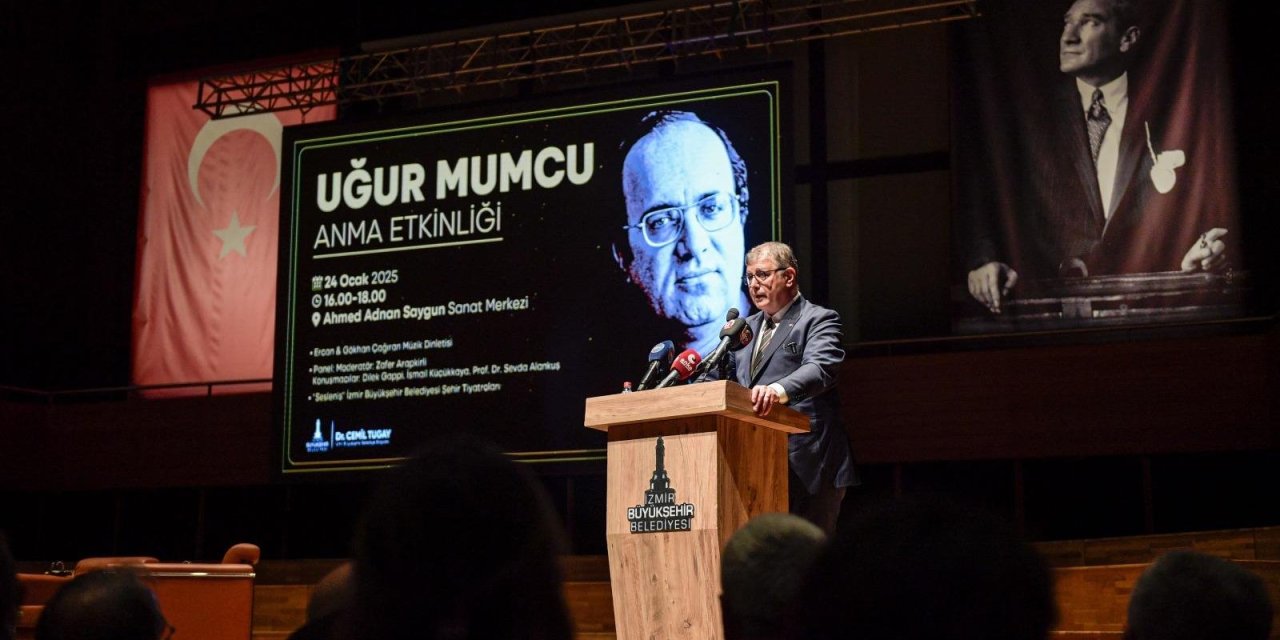 Başkan Tugay: Ne iş yapıyorsak Mumcu’nun cesaretini örnek alalım