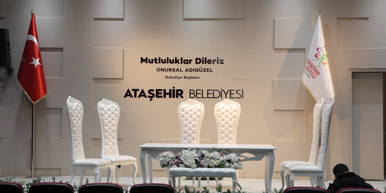 Ataşehir Belediyesi’nin Yeni Nikâh Salonu Hizmet Vermeye Başladı