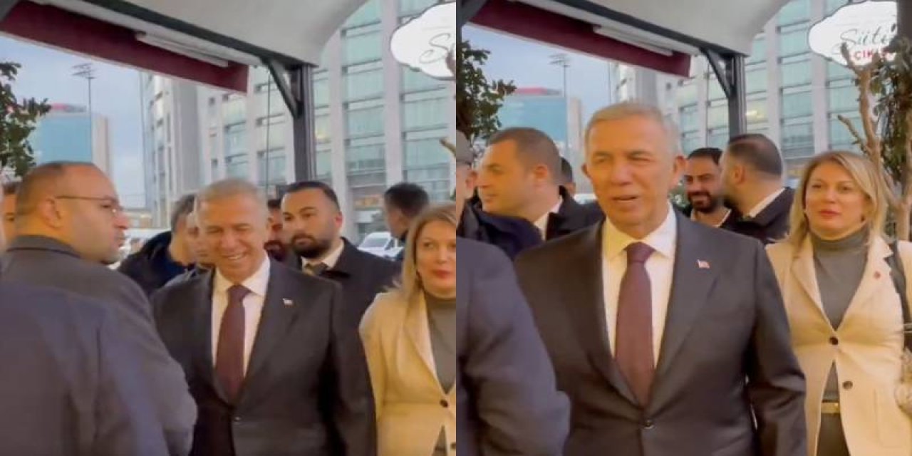 Mansur Yavaş, bugün ifade verecek Ekrem İmamoğlu'na destek için Çağlayan Adliyesi’nde