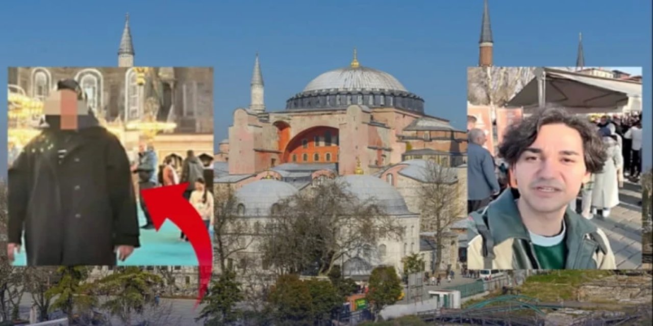 Ayasofya'da güvenlik, Korelinin müslüman olduğuna inanmadı, kelime-i şahadet getirtti