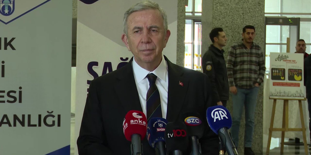 Mansur Yavaş: "Rakipleri bir şekilde sindirmek istiyorlar ama halkın iradesinin önünde hiç kimse duramaz"