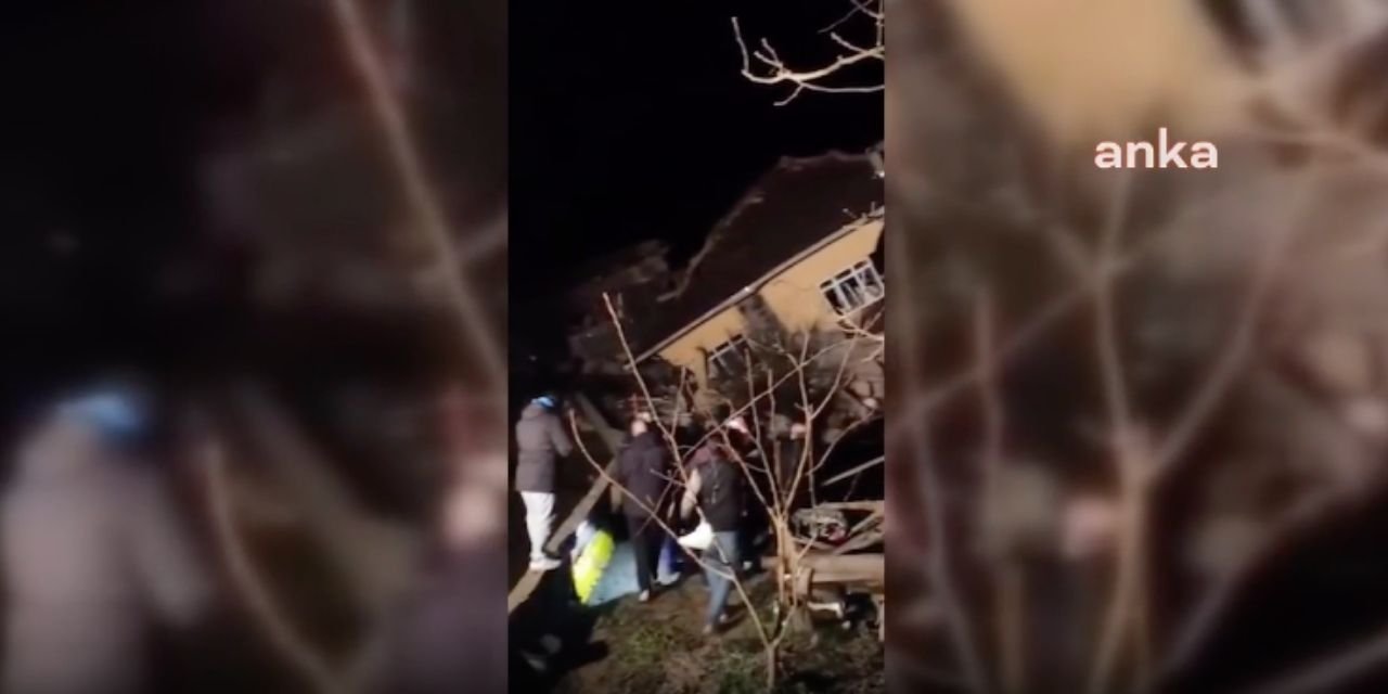 Sinop’ta heyelan: 3 ev yıkıldı, 4 kişi yaralandı