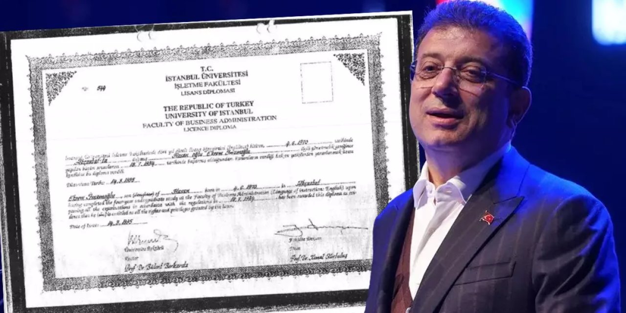 CHP'den flaş 'Ekrem İmamoğlu' açıklaması! 'Yetkililere baskı yaparak diplomayı iptal ettirmeye çalışıyorlar'