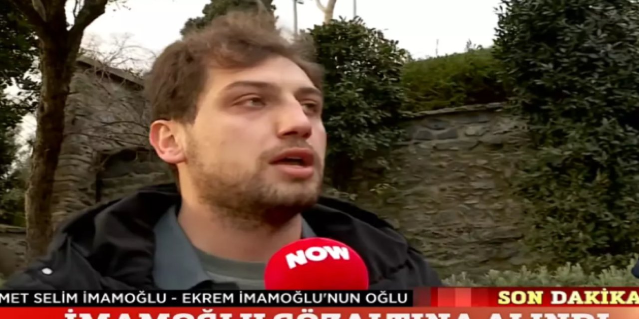 İmamoğlu'nun oğlu: İnsanlar İmamoğlu'ndan değil, adaletten korkacak