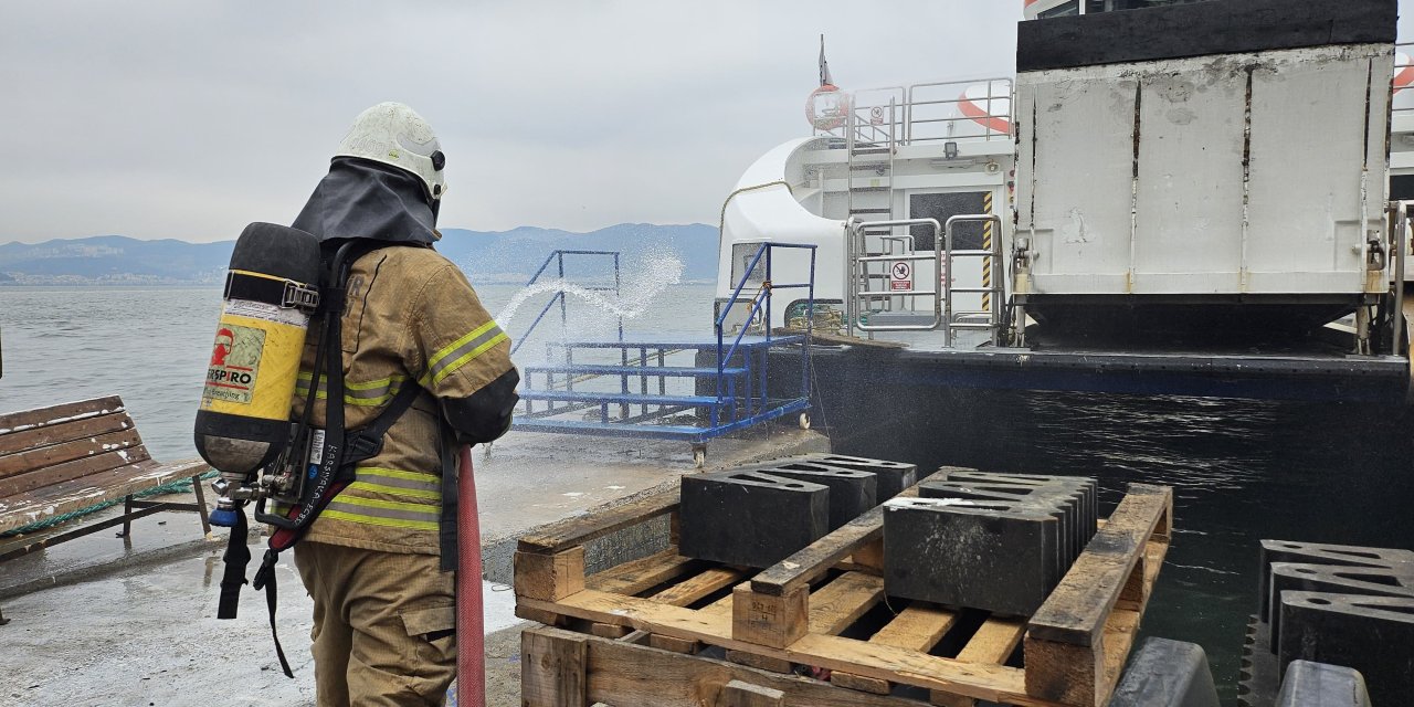 İZDENİZ’den yangın tatbikatı