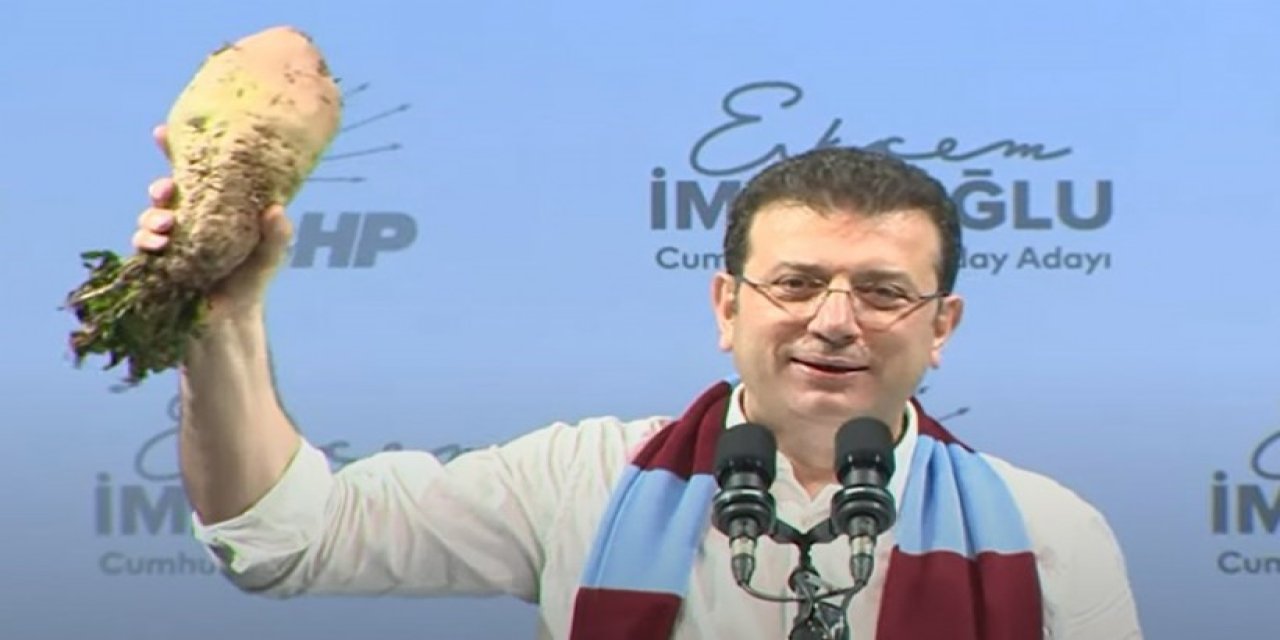 İmamoğlu: 'Beni tutukladılar, şimdi turp arıyorlar'