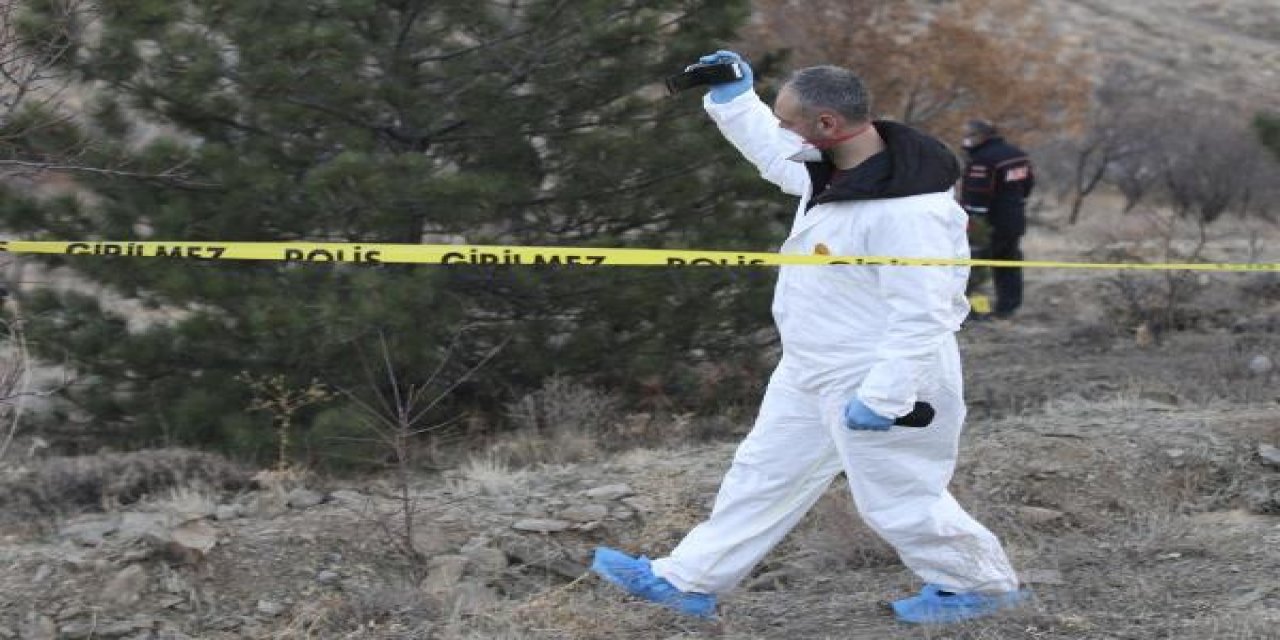 Ankara'da dağlık arazide kesik insana ait kafatası bulundu
