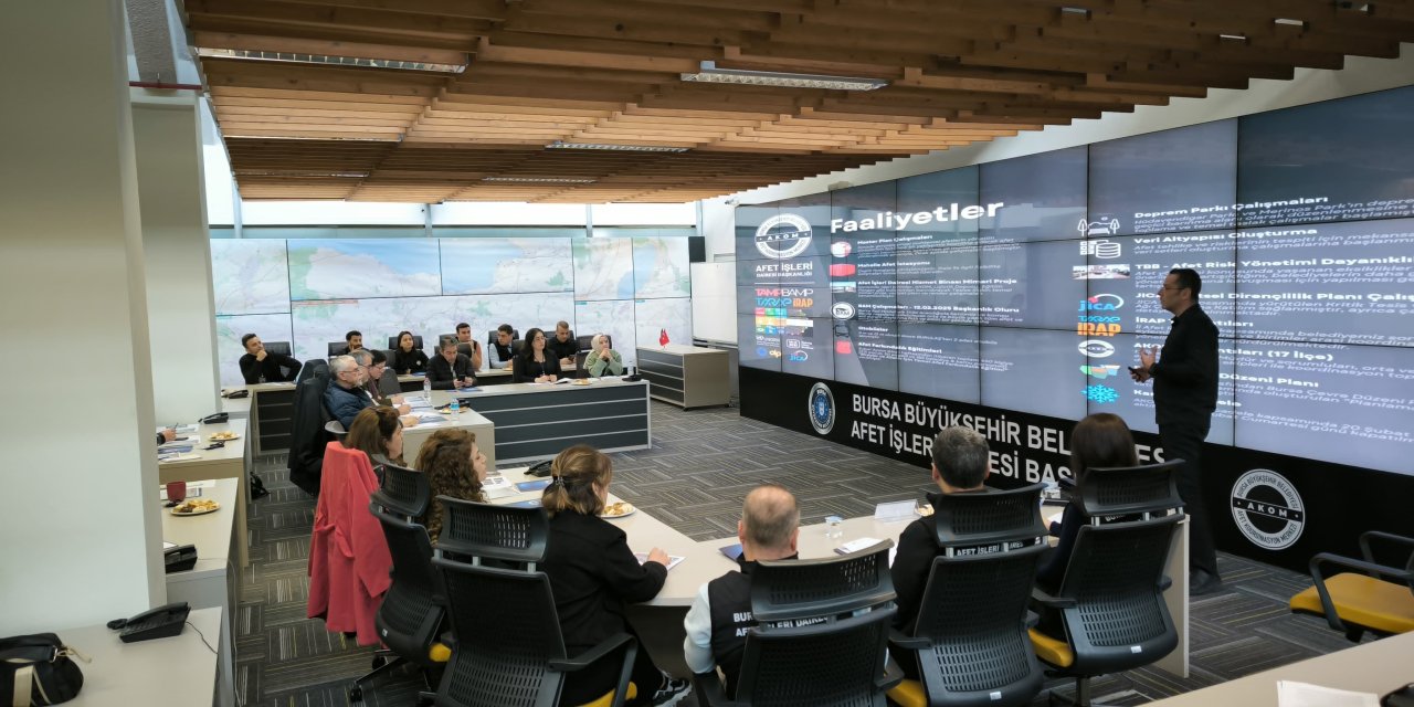 Bursa Büyükşehir Belediyesi'nden "Deprem Parkı" çalıştayı
