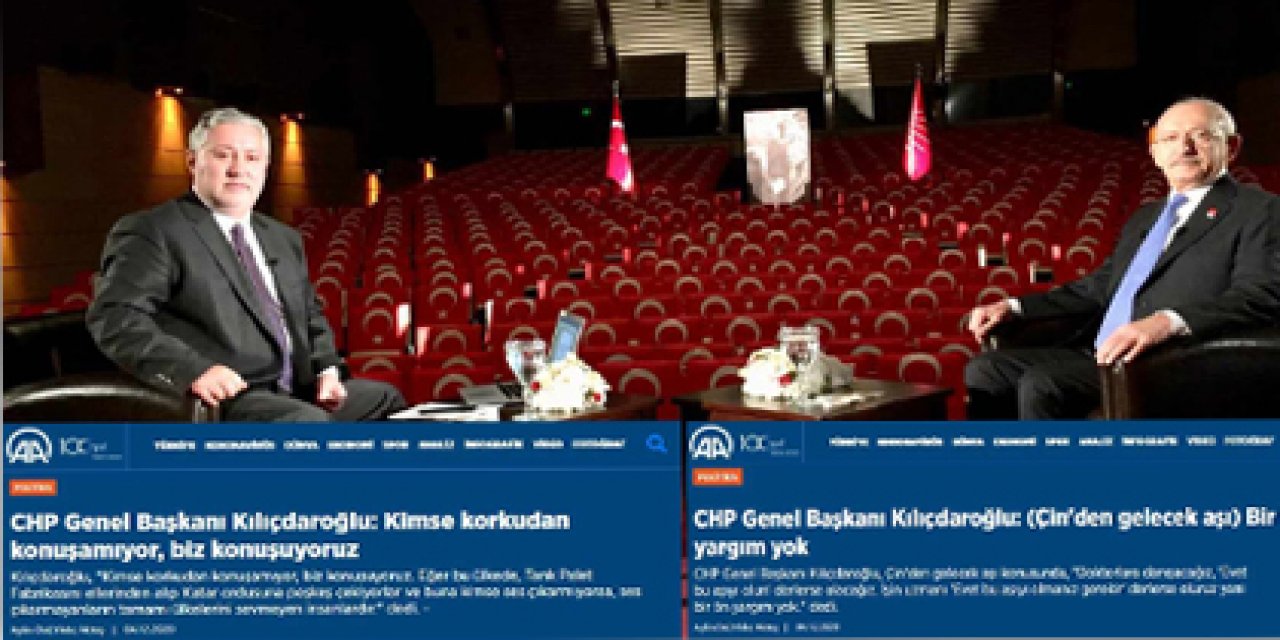 Anadolu Ajansı'ndan CHP liderinin sözleri sansür! O Başsavcının ismi çıkarıldı!