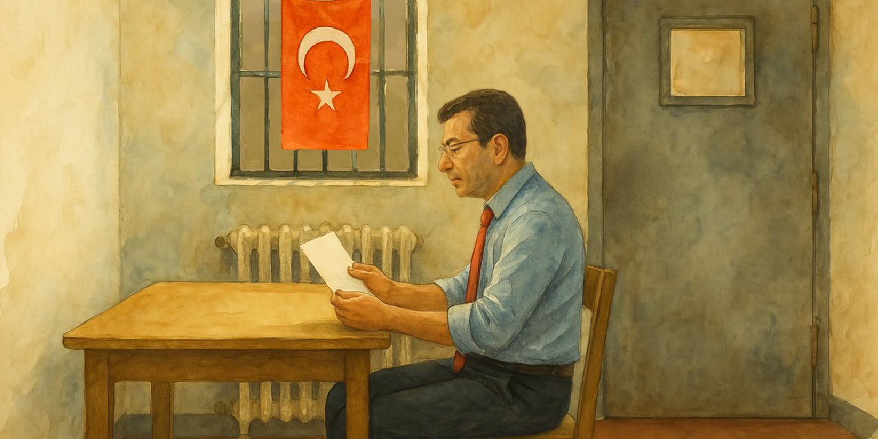 Bir ay geride kaldı: İmamoğlu cezaevindeki hücresini çizdi