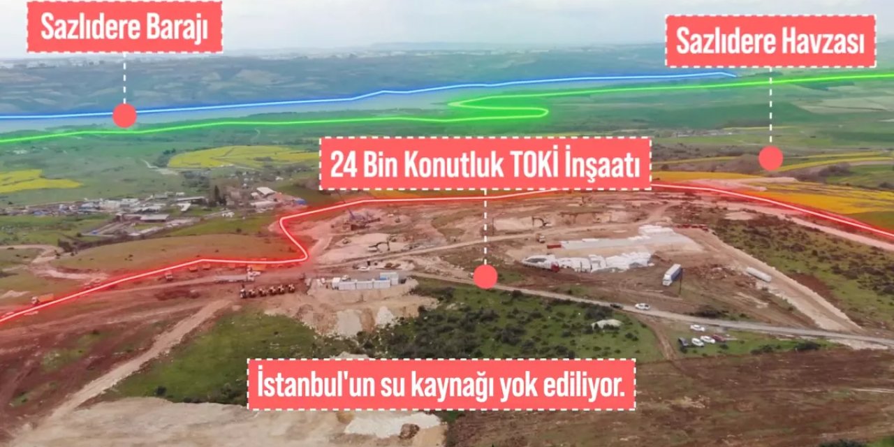 İBB'den Kanal İstanbul'a yıkım kararı: İSKİ süre verdi gözaltılar peşinden geldi
