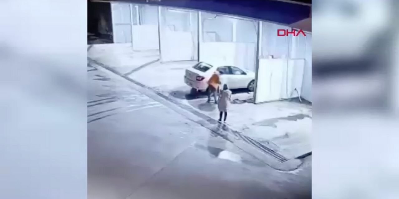 Samsun'da akaryakıt istasyonunda heyelan