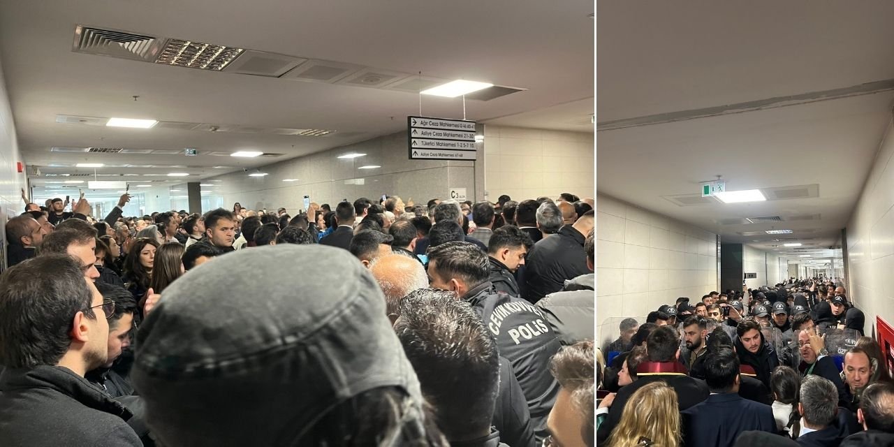 Ümit Özdağ hakim karşısında: Adliyede 'Özdağ yalnız değildir' sloganları