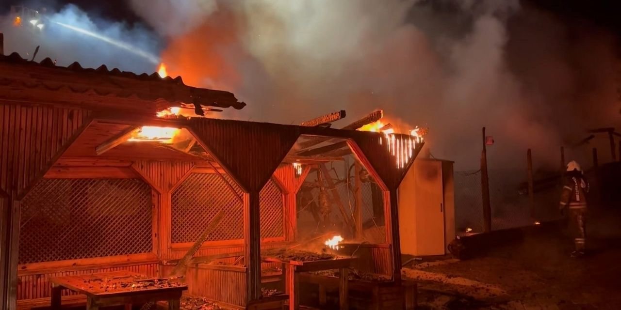 Şile'de gözlemeciler yandı: 6 mekan kullanılamaz hale geldi