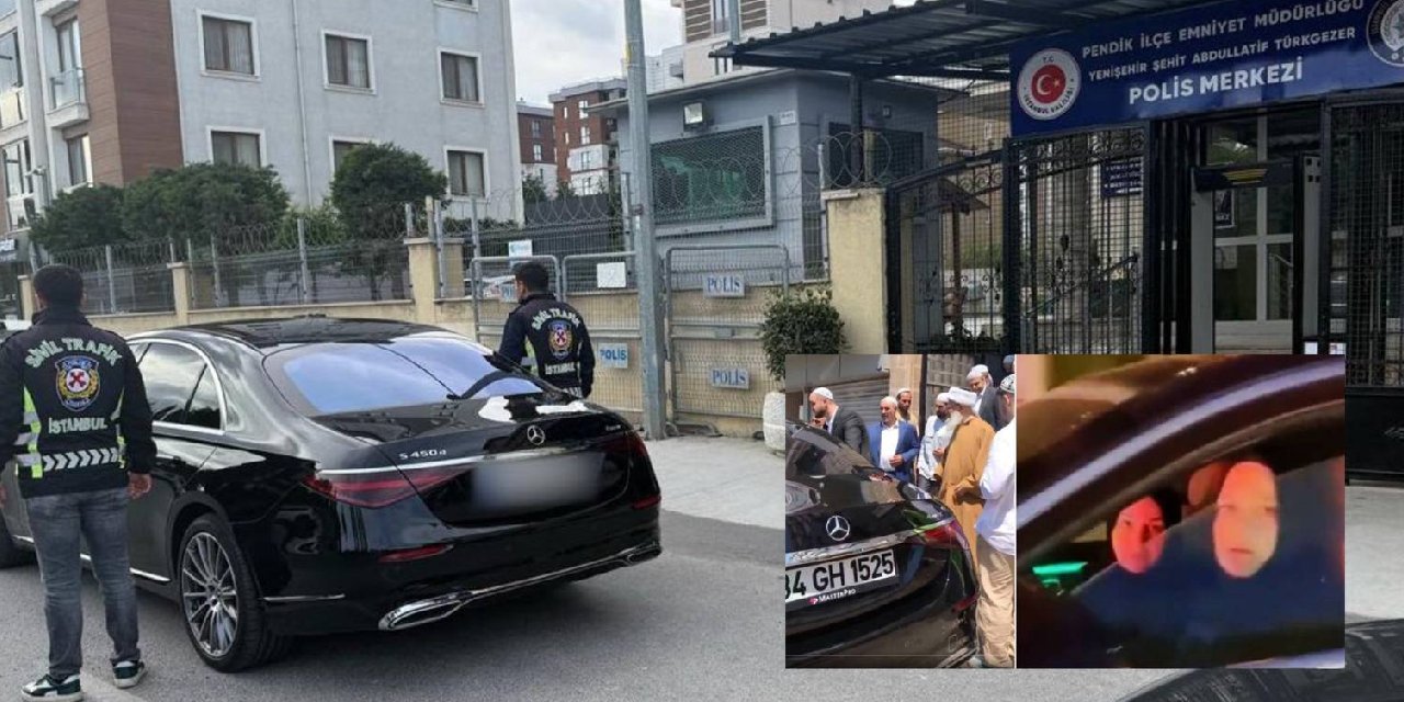 Menzilcilerin çakarlı lüks aracına ceza kesildi