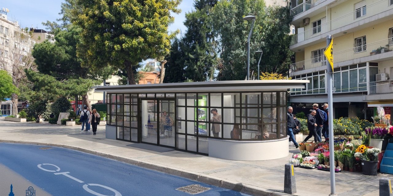 İzmir’in nostaljik durakları modern tasarımıyla geri dönüyor