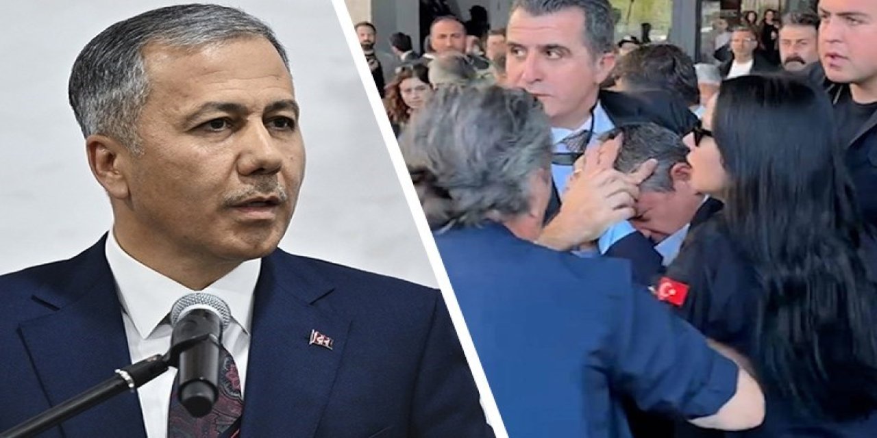 Özgür Özel'e yumruklu saldırı... Bakan Yerlikaya'dan ilk açıklama: Saldırgan gözaltına alındı!