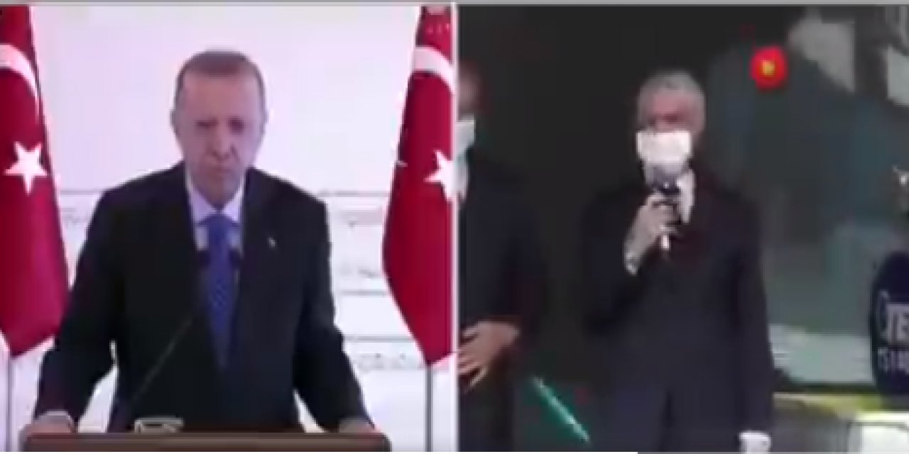 Erdoğan öylece kalakaldı! Açılış töreninde ilginç anlar! "Hakkımızı helal etmiyoruz"