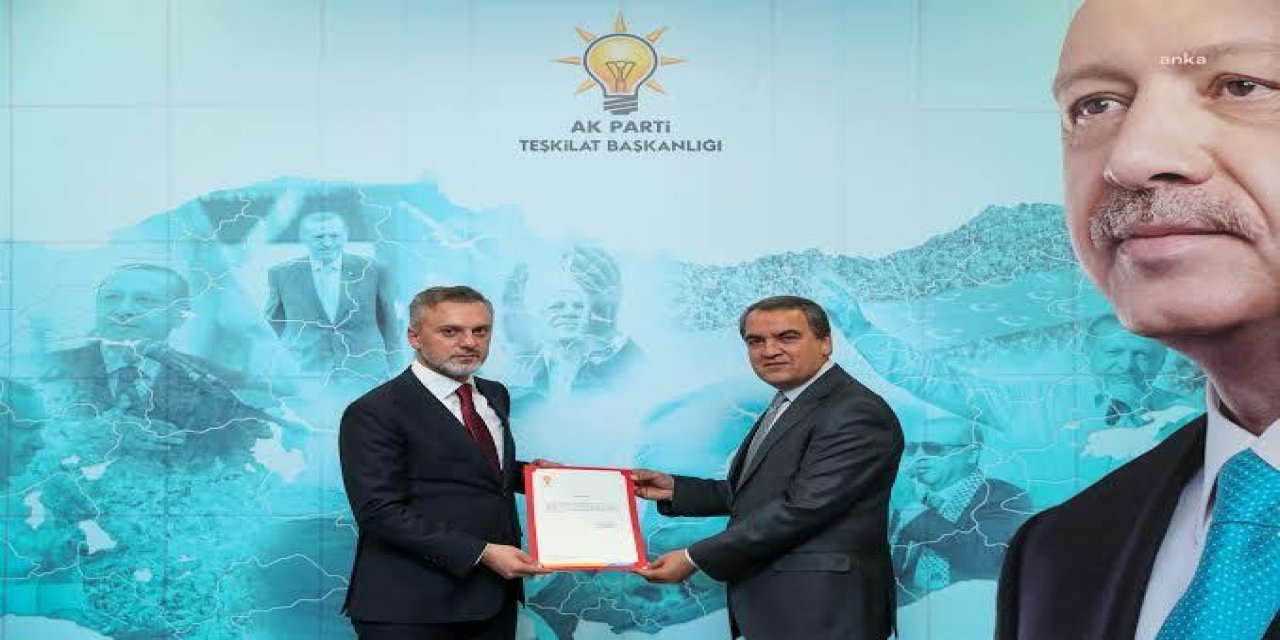 AKP Kadirli İlçe Başkanı görevinden istifa etti