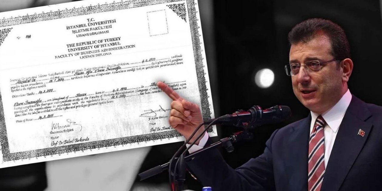 İmamoğlu'nun diplomasının iptal davası sil baştan!