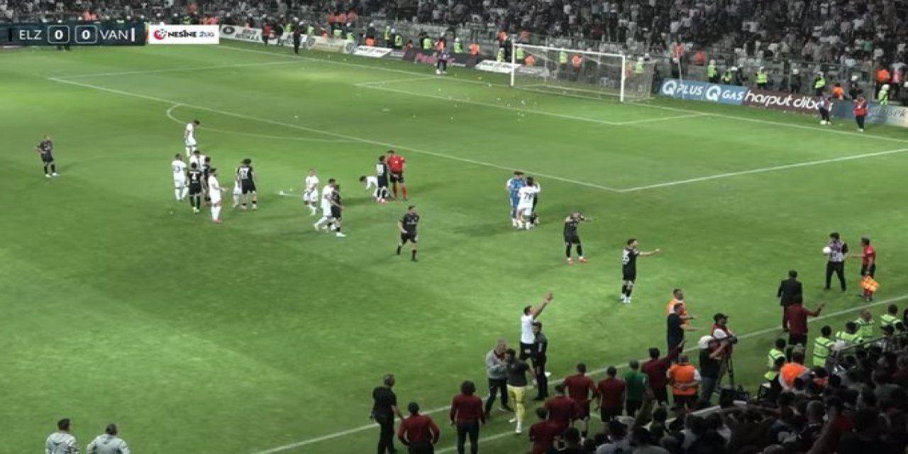 Maç tatil edilmişti... Elazığspor ve Vanspor, PFDK'ya sevk edildi