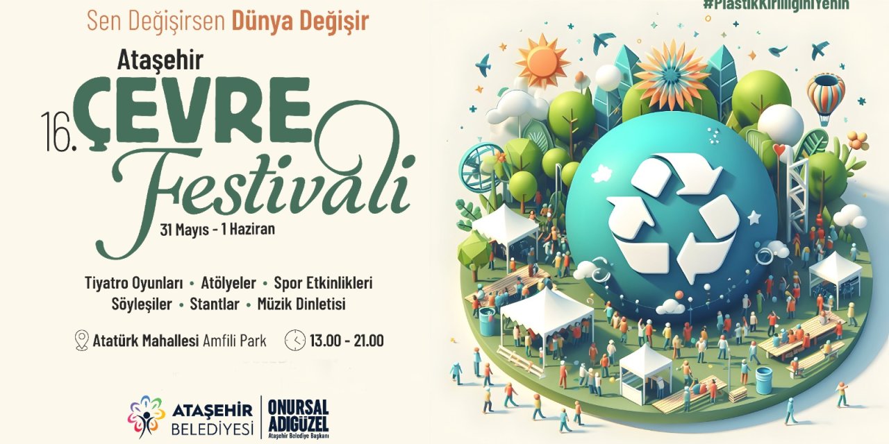 16. Ataşehir Çevre Festivali Başlıyor