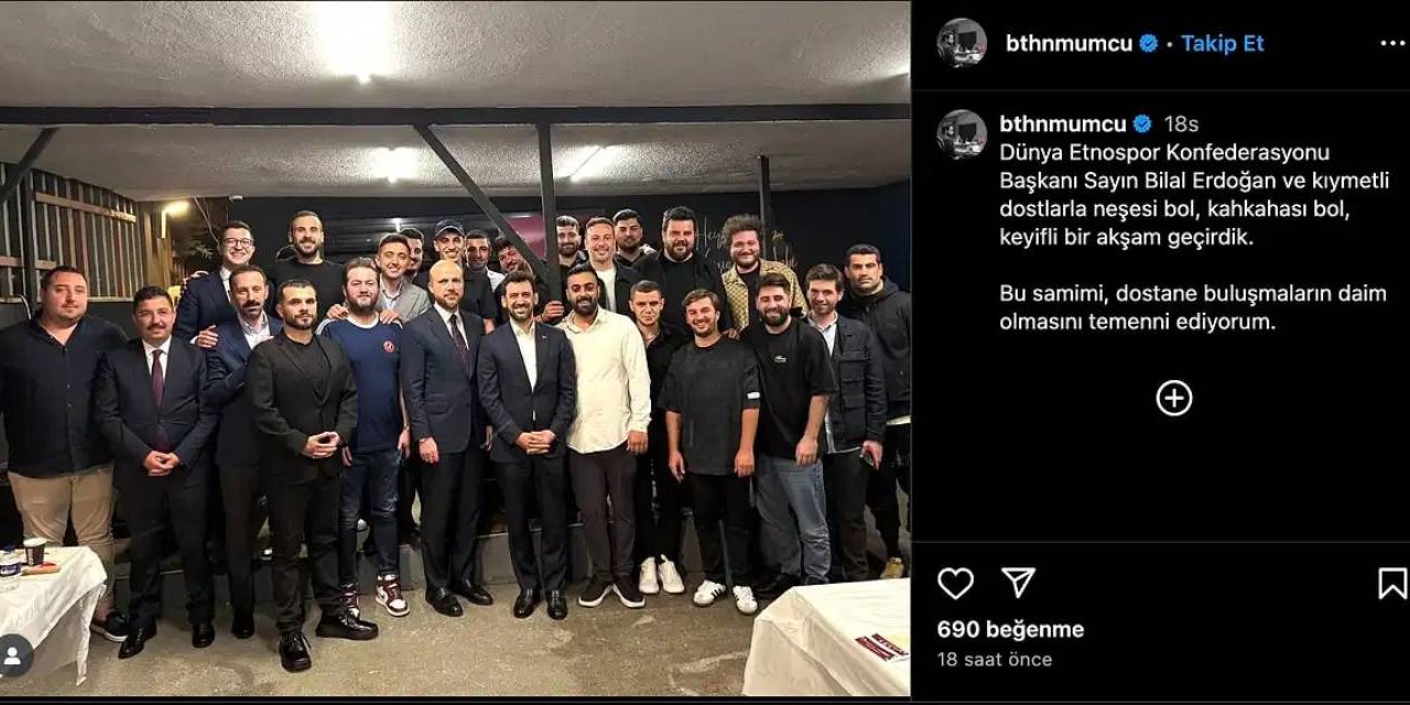 Bakan Yardımcısı paylaştı: Bilal Erdoğan fenomenlerle bir araya geldi