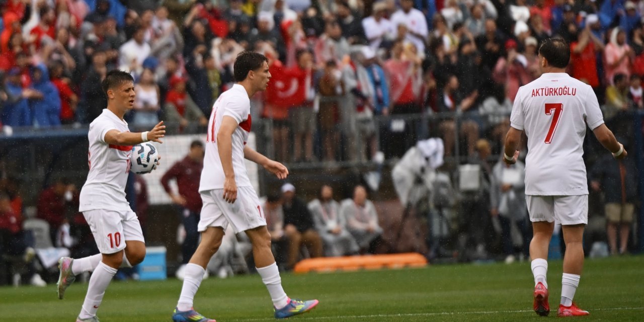 A Milli Futbol Takımı, hazırlık maçında ABD'yi 2-1 yendi