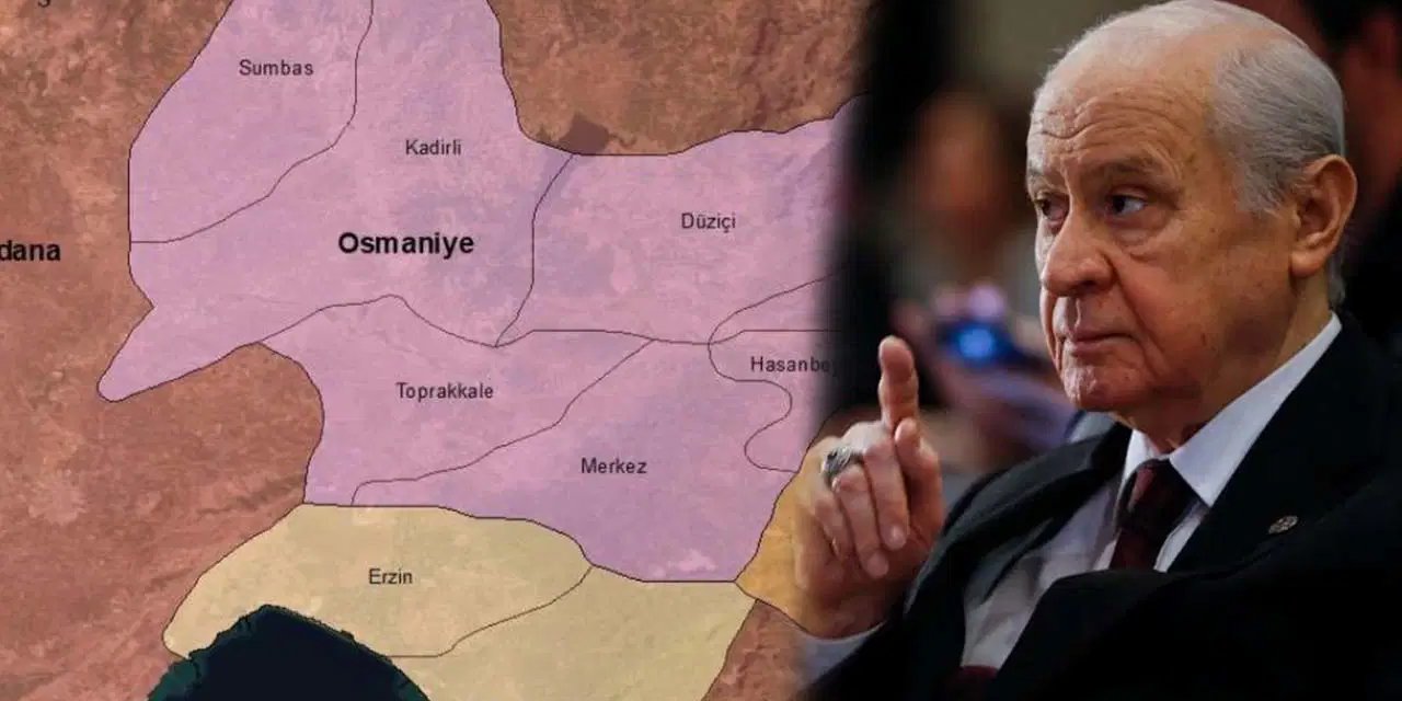 Gaziantep ve Hatay'ı Bahçeli'nin memleketine bağladı: MHP'li Osmaniye Belediye Başkanı Çenet'in haritası tepki çekti