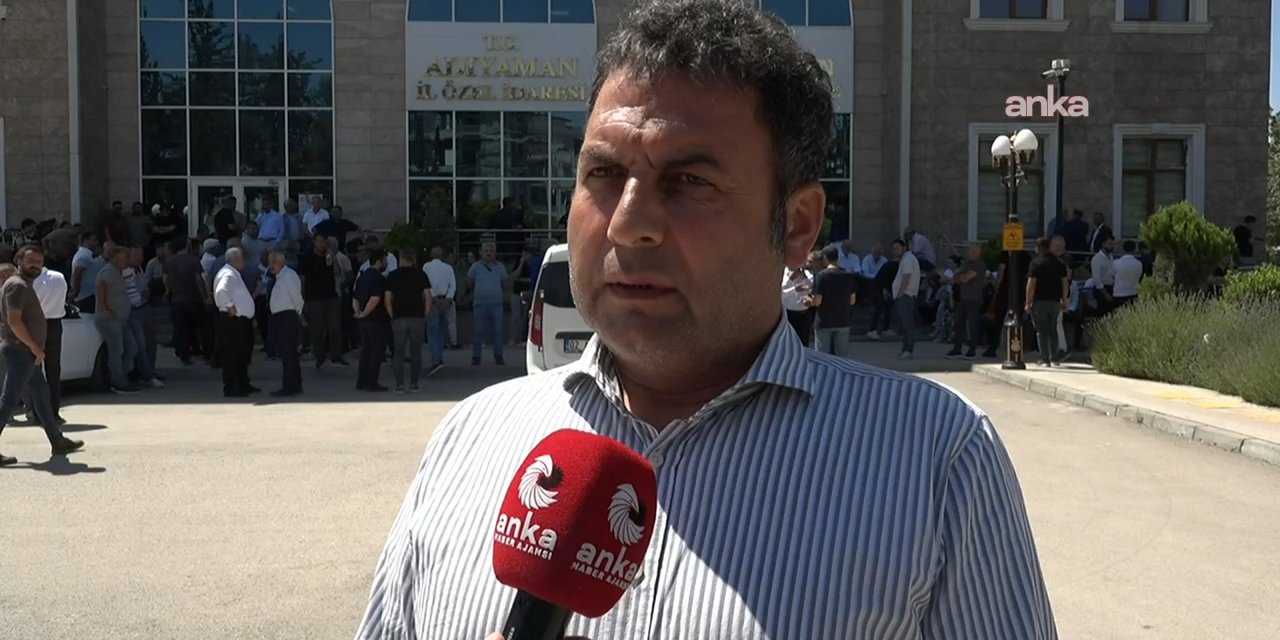 Adıyaman Gölbaşı Belediye Başkanı İskender Yıldırım: Abdurrahman Tutdere’ye kefiliz, suçsuz olduğunu biliyoruz