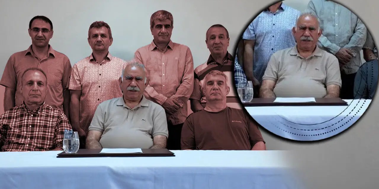 26 yıl sonra ilk video: Teröristbaşı Abdullah Öcalan'ın yanındakiler kim?