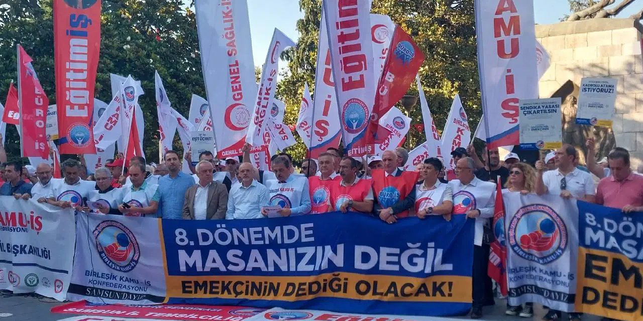 Birleşik Kamu-İş Samsun’da: 'Kazanan emekçi olacak'