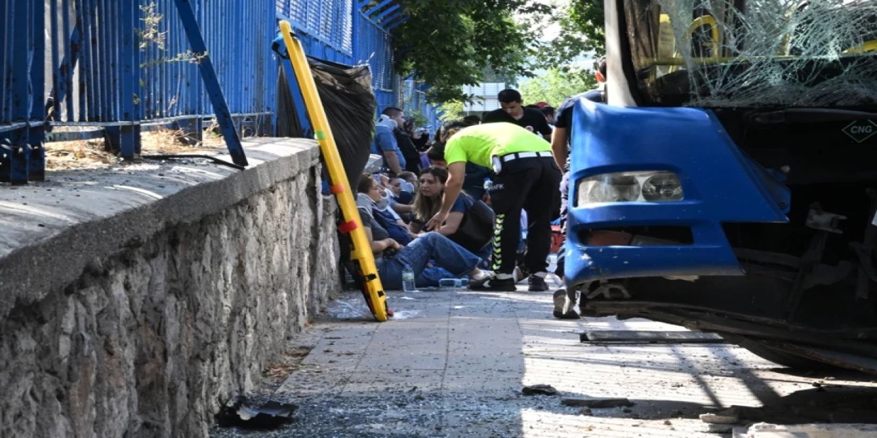 Ankara'da belediye otobüsü kazası: 26 yaralı