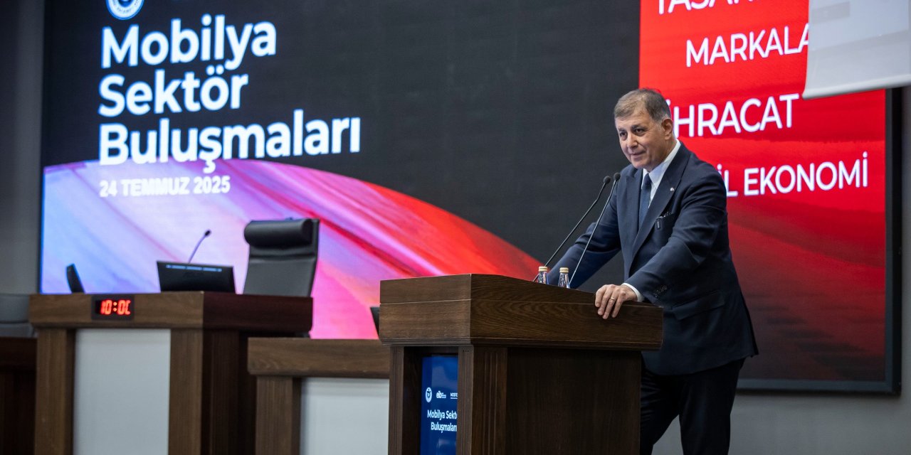 Başkan Tugay mobilya sektörünün geleceğine yön verecek formülleri anlattı