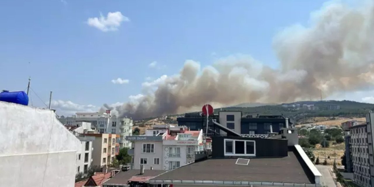 Çanakkale Bayramiç'teki yangın da kontrol altında