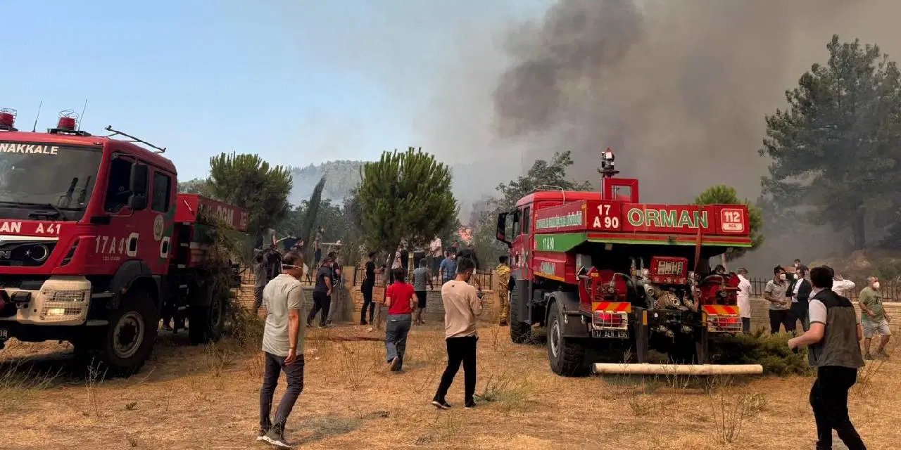 Çanakkale'deki orman yangını kontrol altına alındı: 4 şüpheli gözaltına alındı!