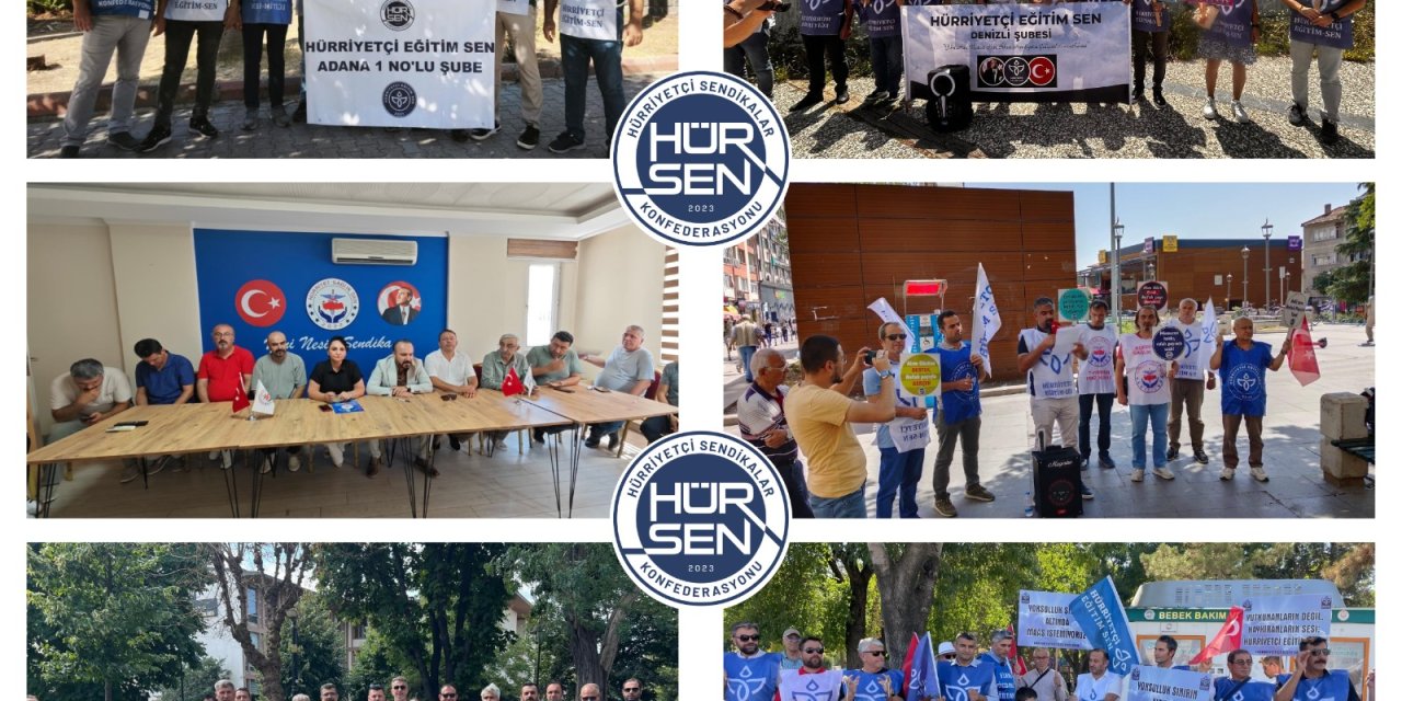 HÜR-SEN, memur ve emekliler için Türkiye genelinde eylemde: “Hak yoksa huzur yok, adalet yoksa sessizlik yok!”