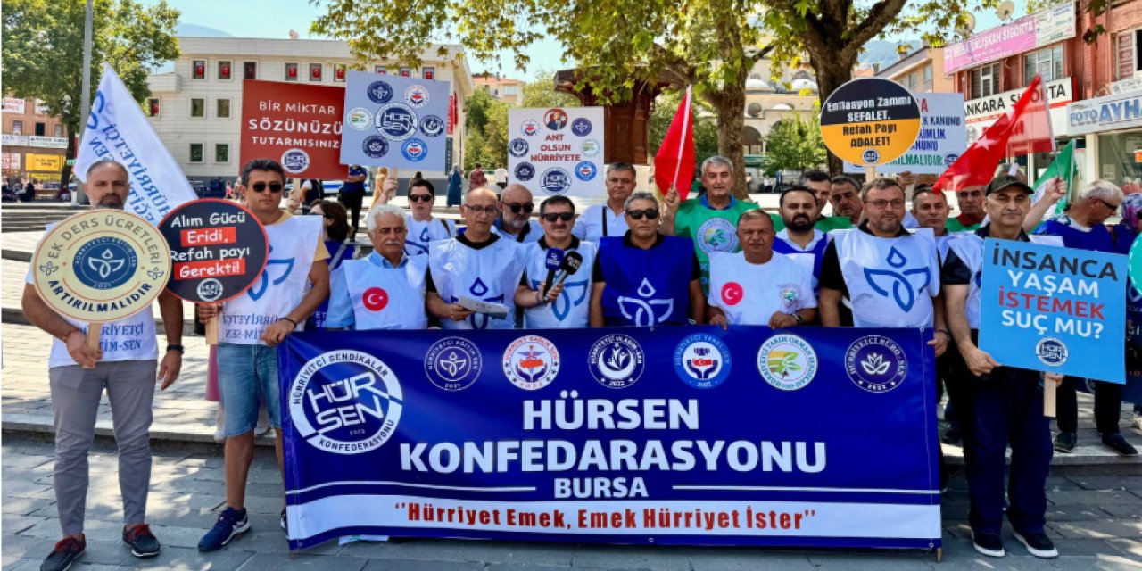 Hür-Sen’den ülke genelinde iş bırakma eylemi: “Hükümet zammını al başına çal!”