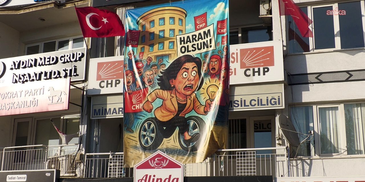 CHP’li Başkan ‘Özlem Çerçioğlu’ pankartı için ifadeye çağrıldı