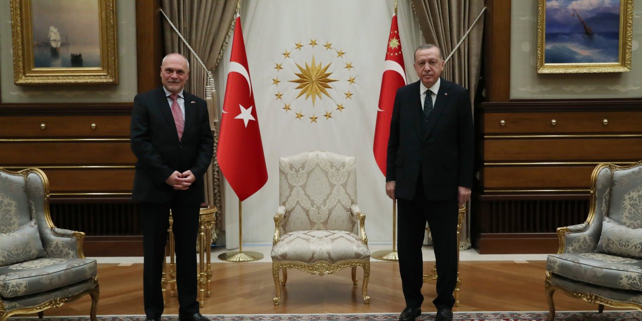Çekya Büyükelçisi, Cumhurbaşkanı Erdoğan'a güven mektubunu sundu