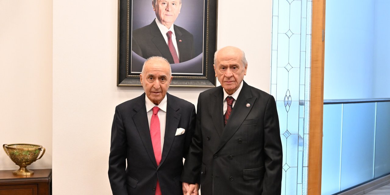 Hikmet Çetin, Devlet Bahçeli'yi ziyaret etti