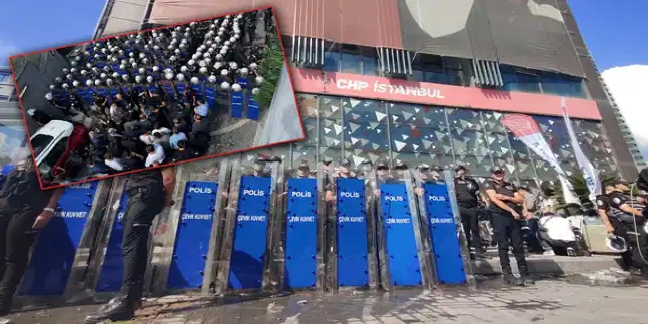 Özgür Özel'in İstanbul'daki ofisine abluka: CHP'li milletvekilleri içeri alınmadı!