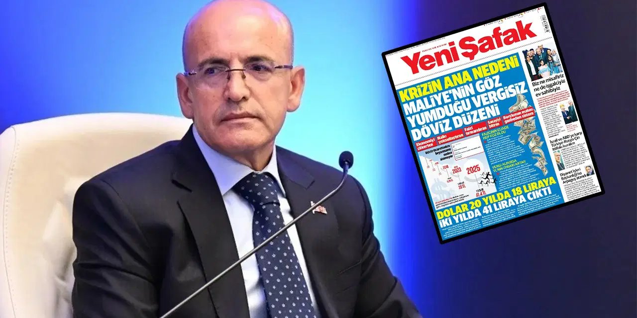 Ekonomik politikalar yeniden hedefte: Yandaş Yeni Şafak’tan Şimşek’e ağır salvolar!